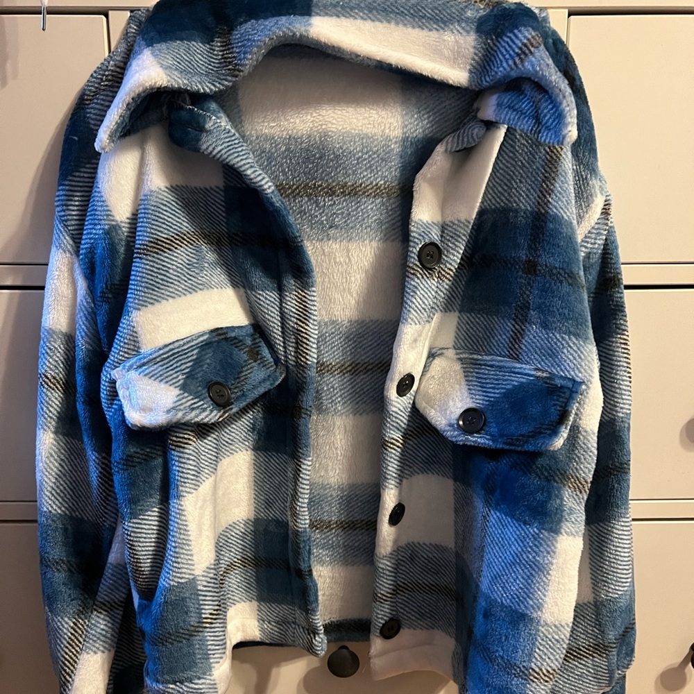 Flannel sweater